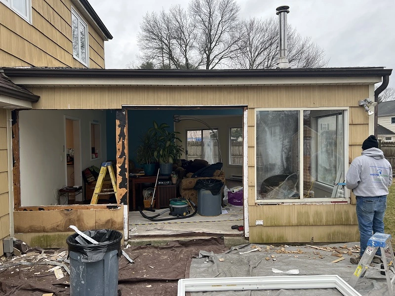 Removal of windows and doors